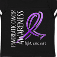 thumbnail image 4 of Inktastic Pancreatic Cancer Awareness- Fight, care, cure Boys or Girls Toddler T-Shirt, 4 of 5