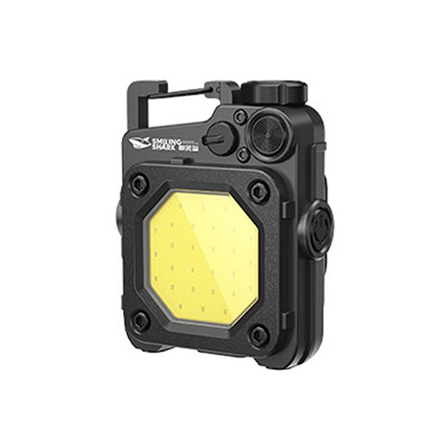 Linterna LED COB Ndcxsfigh llavero doble fuente de luz negro