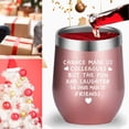 thumbnail image 3 of Chance Made Us Colleagues Funny 12 OZ Wine Tumbler.Coworker Gifts for Women.Going-away Leaving Farewell Thank You Goodbye Appreciation Gifts for Coworkers Colleague Boss Cup.(Rose Gold), 3 of 5