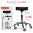 thumbnail image 6 of Tasalon Urban Soft Swivel Stool, Black (1 Piece), 6 of 7