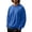 08#Royal Blue, variant on Men's Solid Color Crewneck Sweatshirt Casual Thermal Long Sleeve Pullover Fall Winter Warm Fashion Tops Light Gray M