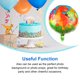 thumbnail image 3 of Globos de cumpleaños Wosthever película de aluminio dinosaurio 18in D, 3 of 6