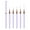 Purple, variant on Pink 5Pcs Nail Art Brush Send Relatives and Friends, Birthday Gifts, Holiday Gifts