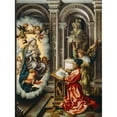 thumbnail image 3 of Jan Gossaert 19x24 Black Modern Framed Museum Art Print Titled - St. Luke Painting the Madonna (1520), 3 of 5