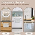 thumbnail image 6 of Tutuviw 2 Pcs Stainless Steel Over Cabinet Towel Bar,Cabinet Door Towel Holder,Over The Door Towel Rack,Kitchen Over Door Towel Holder Storage Organizer for Universal Fit on Kitchen Bathroom Cupboard, 6 of 7
