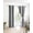 black, variant on Navy Blue Gray Striped Blackout Curtains 72 Inches Long, Thermal Insualted Grommet Curtains & Drapes, Farmhouse Stripe Art Room Darking Curtains for Living Room Bedroom Windows 2 Panels 52"W x72"L