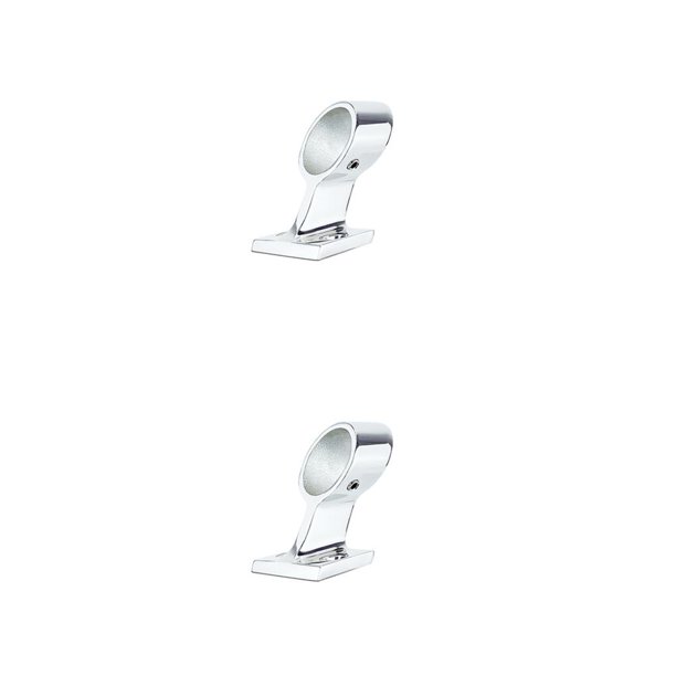 Kenally Soporte de pasamanos Puntal Cubierta 7/8 '' Tubo 316 Acero inoxidable Servicio pesado Barco Velero Reparación Accesorios Mantenimiento de 【25mm frente】 2piezas Kenally CBP208540