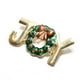 thumbnail image 4 of Xihbxyly Oferta de iluminación Broche adorno navideño de Occidente Broche dorado con letras Broche Broche, 4 of 7