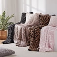 thumbnail image 3 of Super Soft Throw Blanket Leopard -Grade Flannel Fleece Cozy gray 30x35in, 3 of 4