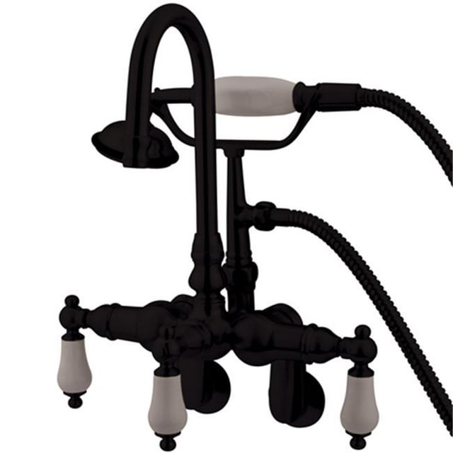 Kingston Brass CC305T5 Remplisseur de Baignoire Mural avec Douchette