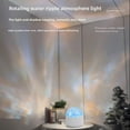 thumbnail image 4 of Night light, rotating water ripple atmosphere light, used to increase the sense of indoor atmosphere, energy saving and power saving, multi-tone light, soft light and eye protection, 4 of 7
