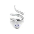 thumbnail image 2 of Mooneye 925 Sterling Silver Women Valentines Day Gifts Wrap Ring Natural Tanzanite Cobra Snake Rings, 2 of 4
