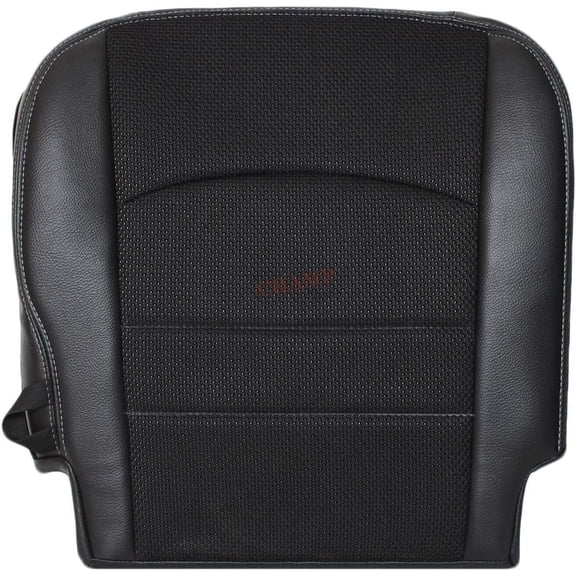 Auto Champ Of Texas: Compatible with - 2013-2018 Dodge Ram Sport - Passenger Side Bottom Cloth/Leather Seat Cover Black