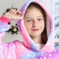 thumbnail image 5 of NIEWTR Boys Girls Kids Hooded Bathrobe,Soft Flannel Loungewear Robe with Adjustable Tie,Cartoon Print,for Toddlers to Kids 2-12 Years Toddler Pajamas(6-15 Years), 5 of 5
