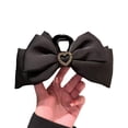 thumbnail image 4 of Elegante horquilla de alta gama con forma de tiburón y pinza para el pelo de plumas negras grandes para mujer, 4 of 6