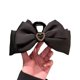 thumbnail image 4 of Elegante horquilla de alta gama con forma de tiburón y pinza para el pelo de plumas negras grandes para mujer, 4 of 6