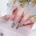 thumbnail image 4 of 10Pcs Nail Rhinestones Shining Three-dimensional Non-falling Stunning Visual Effect DIY Mini Manicure Plum Blossom Faux Crystal M, 4 of 10