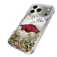 thumbnail image 2 of Arkansas Razorbacks iPhone Glitter Confetti Design Case, 2 of 6