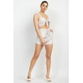 thumbnail image 2 of Tie-front Striped Crop Top & Belted Shorts Set, 2 of 5