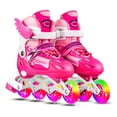 thumbnail image 1 of Patines en línea Patines en línea ajustables con ruedas iluminadas para niños y adultos Patines en l Tomshoo Patines en línea, 1 of 6