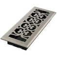 thumbnail image 1 of 3" x 10" Brushed Nickel Victoria Floor Register, 1 of 2