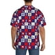 thumbnail image 3 of Fotbe golf Camisa Estampada de Manga Corta para Hombre, Casual de Verano, Estilo Playero, Sin Arrugas-Small, 3 of 5