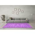 thumbnail image 3 of Ahgly Company Indoor Round Oriental Purple Industrial Area Rugs, 8' Round, 3 of 4