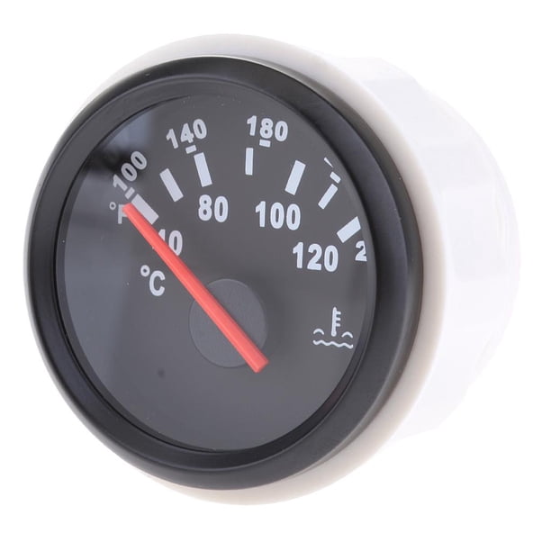 Medidor de temperatura del agua para barcos, 52 mm, 2'', 9-32 V, resistente al agua, IP67, 40-120 degreeC, 287,4-22,4 Ω Tipo 3