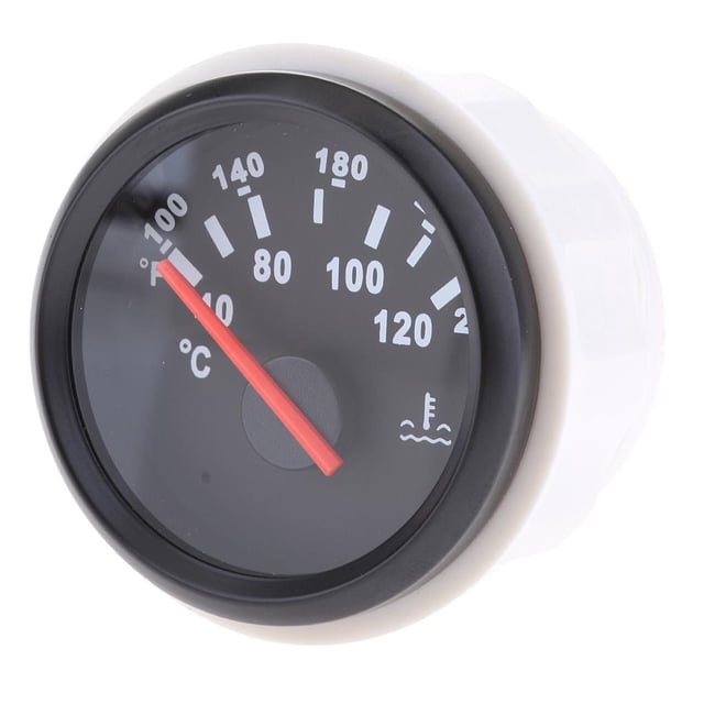 Medidor de temperatura del agua para barcos, 52 mm, 2'', 9-32 V, resistente al agua, IP67, 40-120 degreeC, 287,4-22,4 Ω Tipo 3