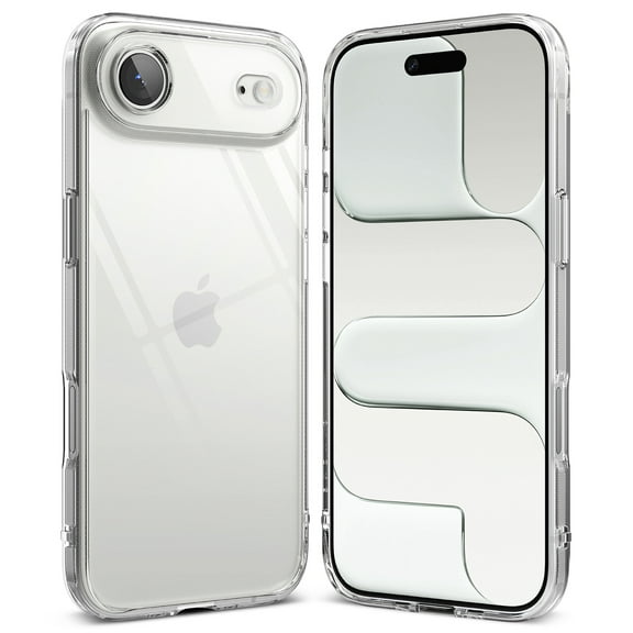 Ringke Fusion [Perfect-Fit] for iPhone Air Case, Slim Transparent Shockproof Camera-Cutout Cover - Clear