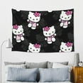 thumbnail image 6 of Hello Kitty Tapestry, Wall Hanging Tapestry, Wall Art Tapestries Poster, Home Decor For Bedroom Living Room Dorm, 60"X40", 6 of 8