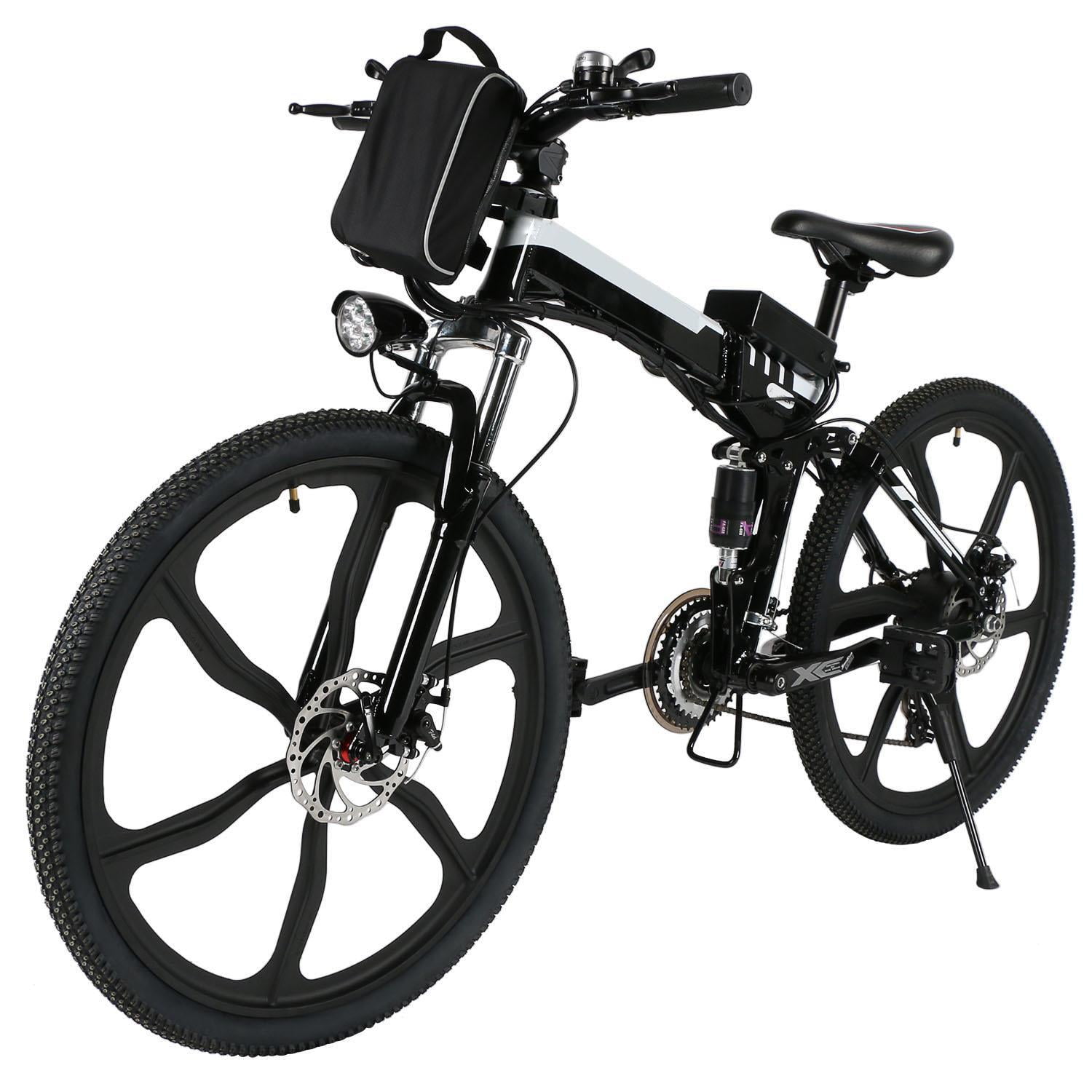 ebike commute 36v electric folding bike white