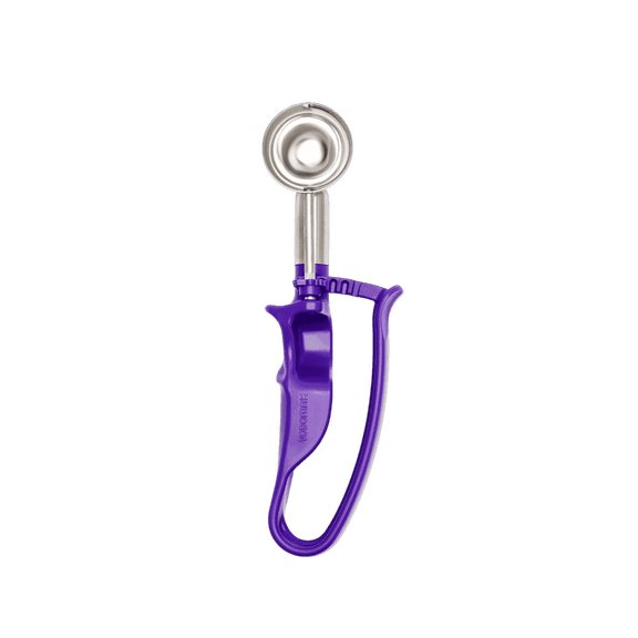 Tamaño 40 VODOMAX Food Disher, Gelato Scoop, 0.71 oz, Orquídea, Acero Inoxidable 18-10