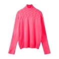 thumbnail image 3 of Sweaters for Women 2025 Fall Winter Long Sleeve Turtleneck Loose Fit Knit Sweater Jumper Top Womens Pullover Sweaters, 3 of 6