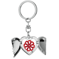thumbnail image 1 of Porte-clés Porte-Clés Origa Cœur Aile d'Ange Fleur Rouge, 1 of 3