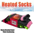 thumbnail image 6 of Glory Max 6-Pack Women's Winter Thermal Heated Work Warm Boots Outdoor Socks Size 9-11, 6 of 7