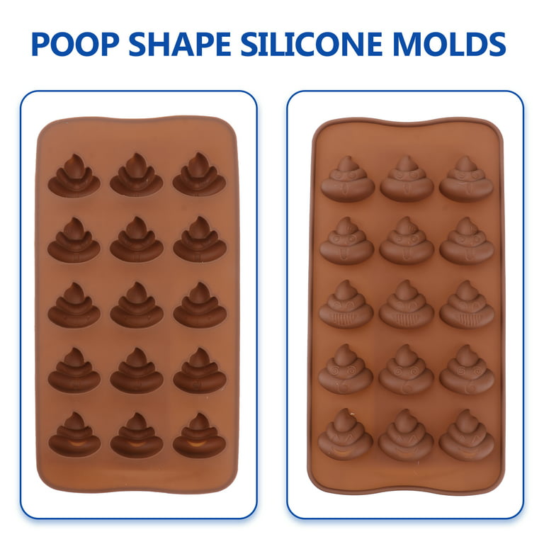 Silicone Shaped Candy Mold Chocolate Treat Assorted Shapes Party Holiday  NEW