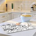 thumbnail image 6 of Yayeee Dish Drying Mat for Kitchen Counter Ultra Absorbent Easy Clean Pad 18x16", Rainbows, 6 of 7