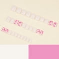 thumbnail image 4 of 30 Pcs Flowers Stick on Nail Solid Color Artificial Nail Short Square False Nail Glossy Press On Nail for Woman Girls, 4 of 4