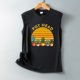 thumbnail image 4 of Camiseta holgada sin mangas con cuello redondo y estampado de moda para mujer Fridja gh4058, 4 of 4