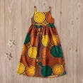 thumbnail image 4 of WhouRiu Girls Boho Summer Dress Casual Fashion Graphic Flowy Cami Dresses Kids Comfortable Cute Summer Party Sundress,3-4 Years, 4 of 5