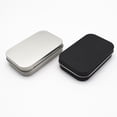 thumbnail image 5 of WINOMO Storage Tin With Lid Tinplate Silver 4Pcs Simple Design Portable Storage Box, 5 of 8