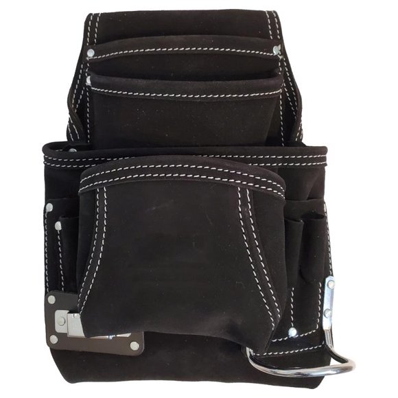 Funda para herramientas y cierre CLC 633X, piel de gamuza, 10 bolsillos