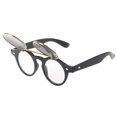 thumbnail image 3 of 2X Gafas Estilo de Goth del Vintage Gafas de Sol para Cosplay de Color Leopardo, 3 of 5