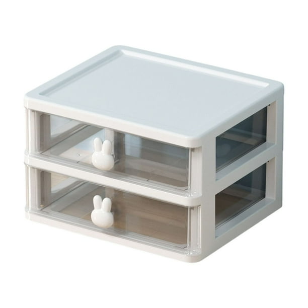 Caja de almacenamiento de escritorio, estilo cajón, multifuncional, para estudiantes, cosméticos, joyas, papelería, organizador, estante de almacenamiento, estuches de almacenamiento