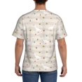 thumbnail image 3 of Vsdgher Funny Goose1 Print Men's Dry Fit Mesh Athletic Shirts Moisture Wicking Tennis T-Shirt Tops, 3 of 9