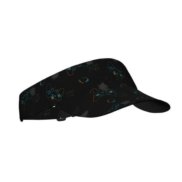 Fotbe Game Time Visera Deportiva con Diseño, Gorra Abierta Ajustable de Algodón para Mujer y Hombre