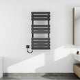 thumbnail image 7 of OihPaw Towel Warmer 43 * 22 inches WiFi Electric Towel Rack,410W Wall Mounted Heated Towel Warmer Rack with Timer and LED Indicator,Black Right Electric Towel Warmer, 7 of 7