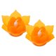 thumbnail image 1 of EeaseMX 2 lámparas LED electrónicas de loto con forma de Buda, velas de flores sin llama (naranja), 1 of 8