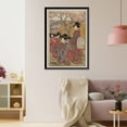 thumbnail image 3 of Historic Framed Print, [Japanese Ukiyo-e print] - 198, 17-7/8" x 21-7/8", 3 of 9